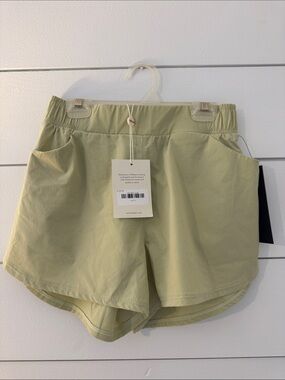 bohme Light Green Active Shorts - Unbranded